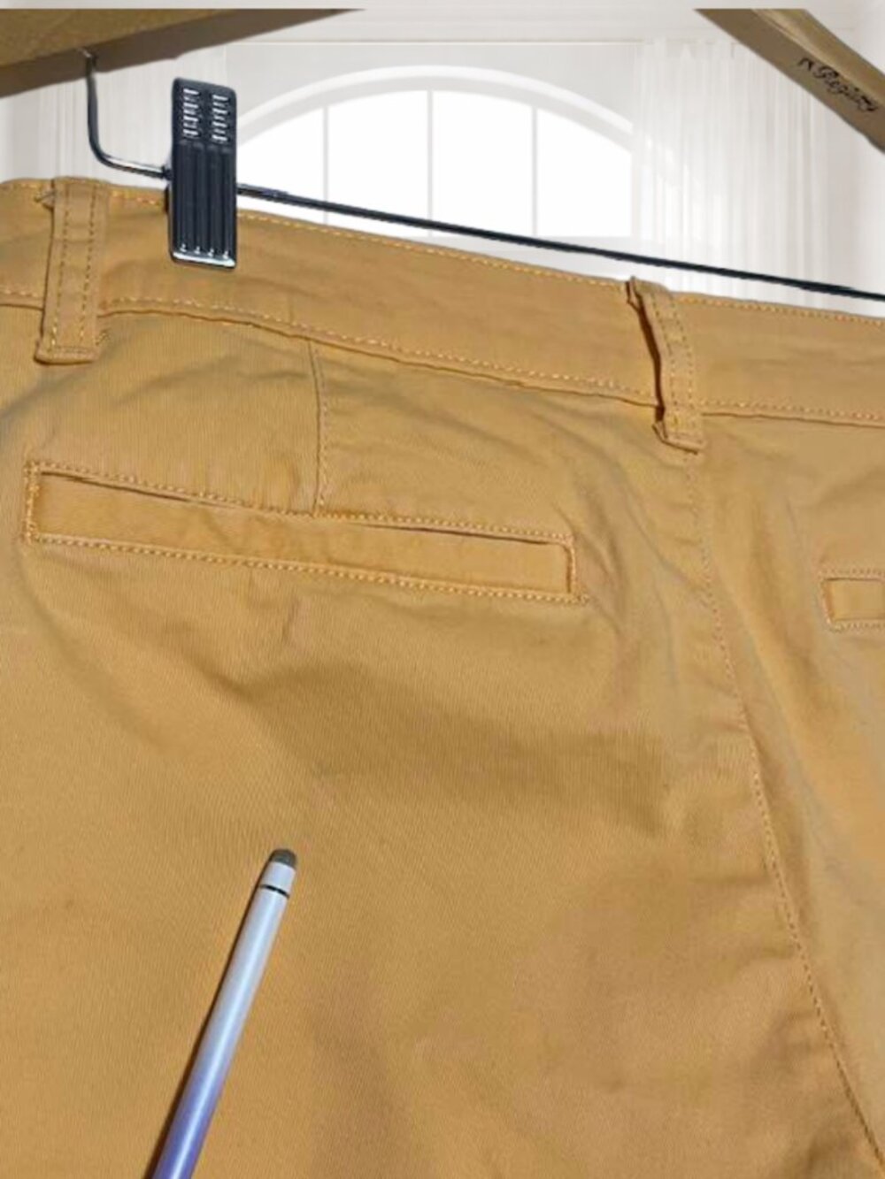 a.n.a. Orange Creamsicle Mid-Rise Shortie Shorts Stretch Size 6 Summer Pastel - Picture 6 of 11